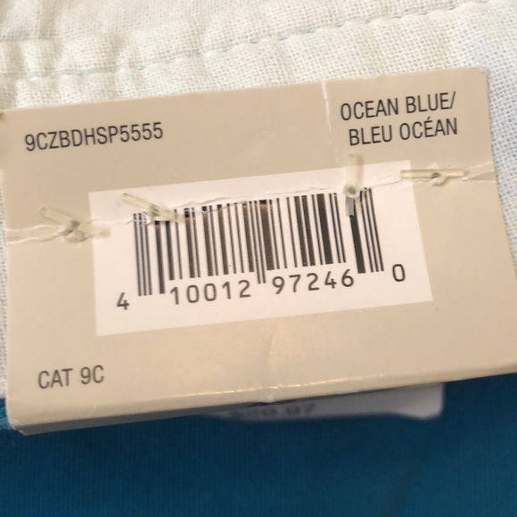 DENVER HAYES MEN’S 42 FLAT FRONT SHORTS OCEAN BLUE 5 POCKET SHARP CASUAL #086 - Picture 8 of 16